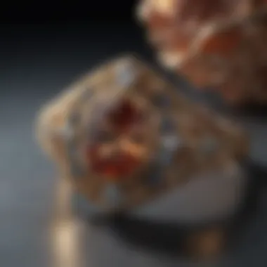 Elegant vintage jewelry displayed against a soft background