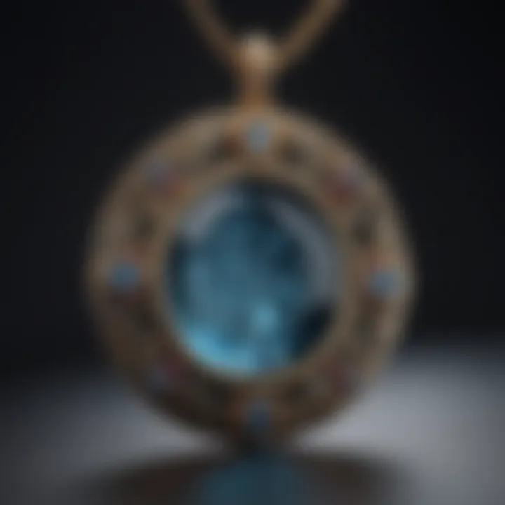 Sculptural metalwork forming a unique pendant