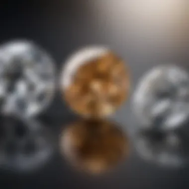 Comparison of moissanite and diamond hardness on a scale