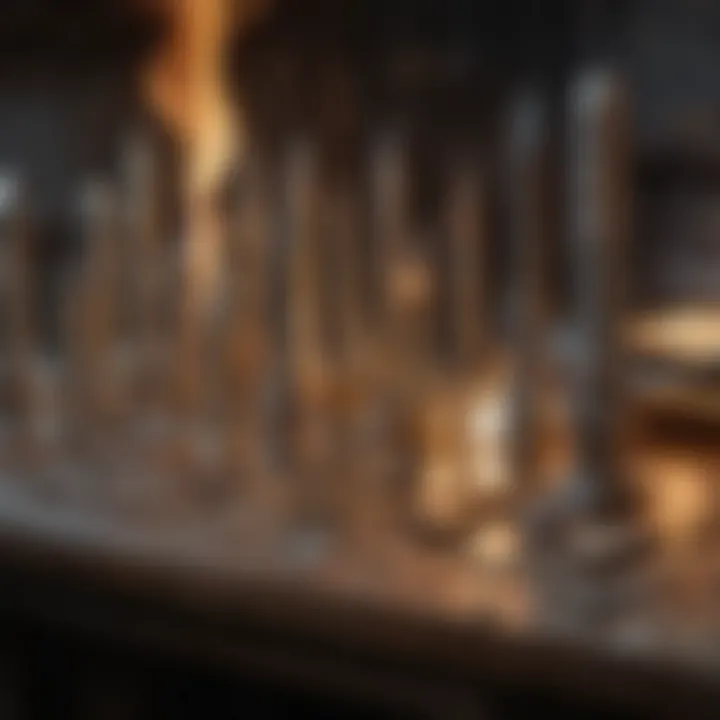 A collection of different types of silver solder torches arranged on a workbench, highlighting their features.