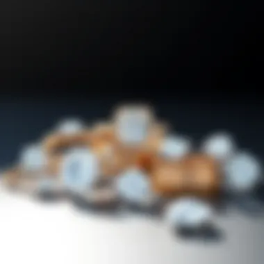 A collection of various styles of brilliance engagement rings