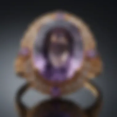 Historical references highlighting the significance of rose de France amethyst in jewelry making.