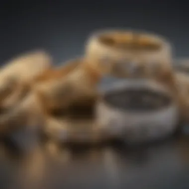 Diverse Styles of 10 Karat Gold Wedding Bands Showcase of various styles of 10 karat gold wedding bands