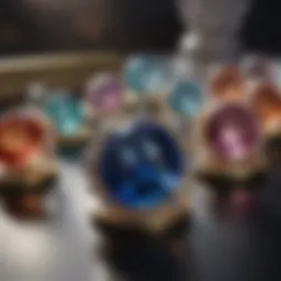 A stunning display of rare gemstones showcased at the exhibition