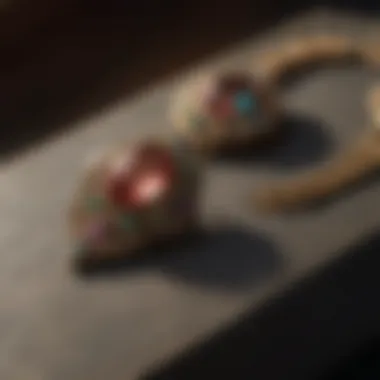 Historical Significance of Gram Jewelry Historical gram jewelry pieces displayed in a museum