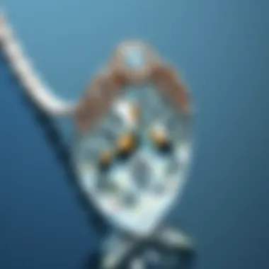 Elegant Jewelry with Created Diamonds An elegant piece of jewelry featuring created diamonds