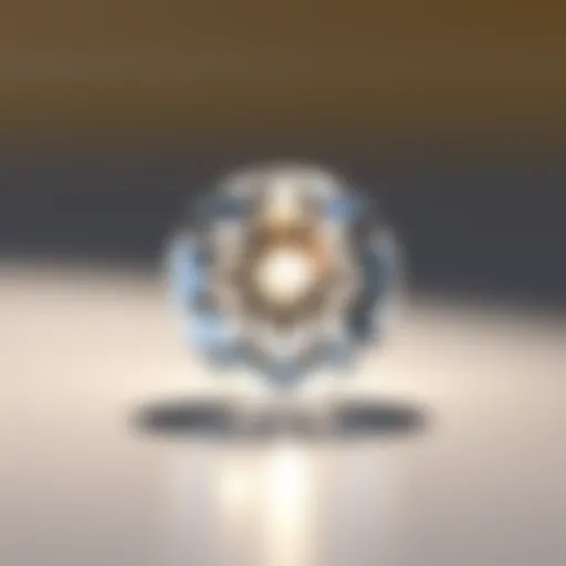 Brilliance of Created Diamonds A sparkling created diamond showcasing its brilliance