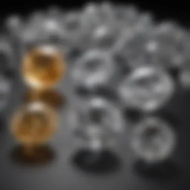 Resale Value Comparison A comparative chart illustrating the resale values of lab diamonds versus natural diamonds