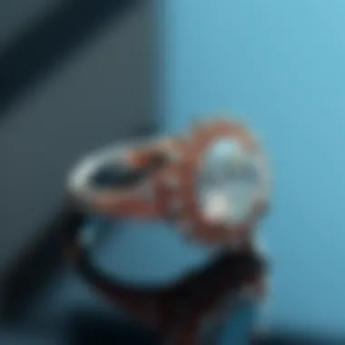 An elegant engagement ring with a unique design, representing modern styles