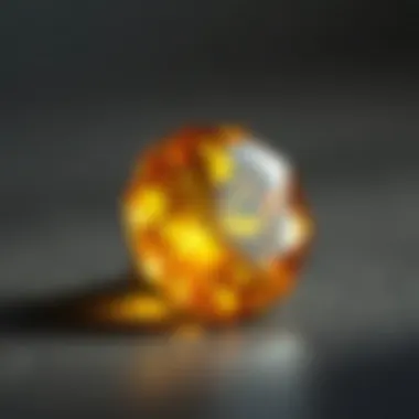 Citrine: The Golden Gemstone Citrine quartz displayed with warm yellow and orange tones