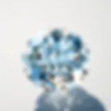 Close-up view of a sparkling diamond showcasing its brilliance