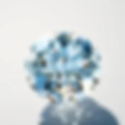 Close-up view of a sparkling diamond showcasing its brilliance