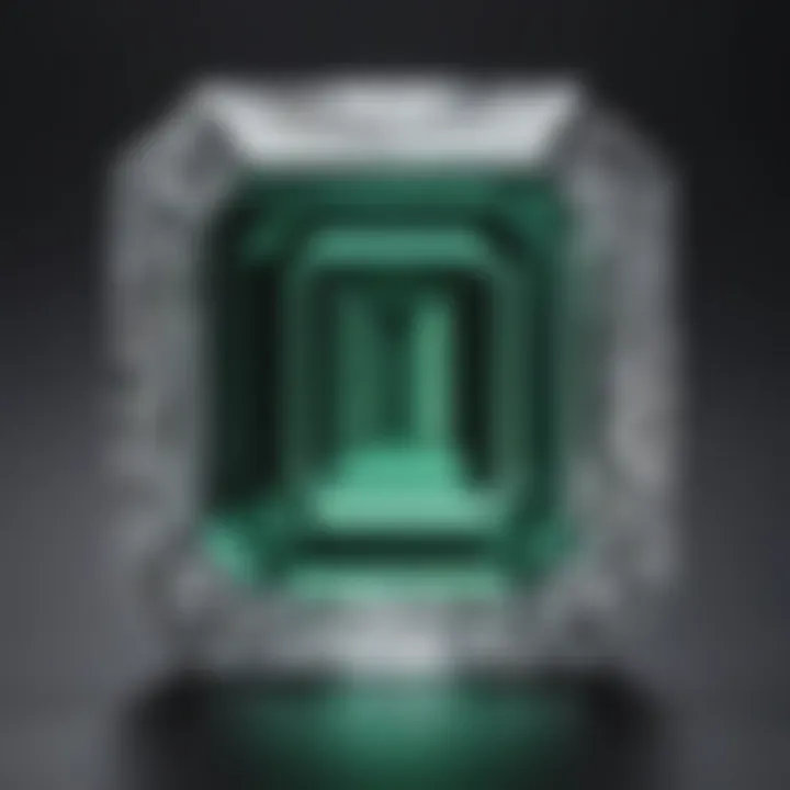 Emerald cut diamond demonstrating classic sophistication and clarity