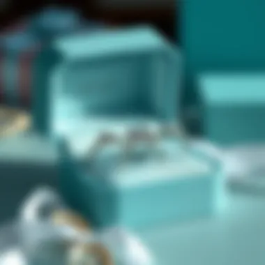 Tiffany wedding set rings in a beautiful presentation box, symbolizing elegance and legacy