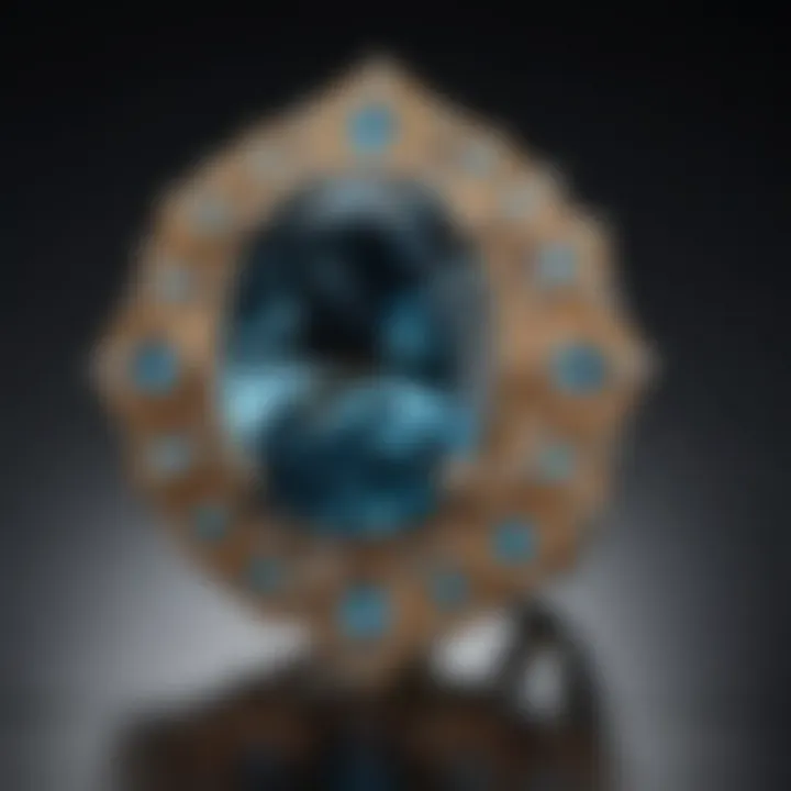 A beautiful piece of zircon jewelry reflecting the mineral's use in adornment.