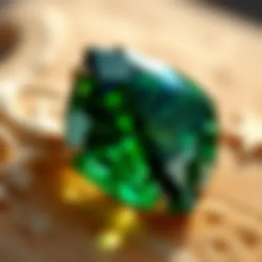 Holistic practices incorporating green spinel gem for healing and meditation