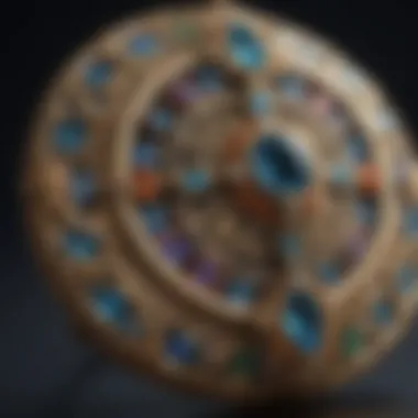 Intricate Craftsmanship in Jewellery A close-up view of intricate jewellery designs highlighting craftsmanship.