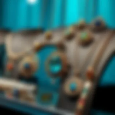 Collection of custom-designed necklaces displayed elegantly