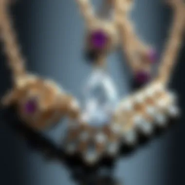 A detailed view of a jewelry piece that reflects London's unique design influences.