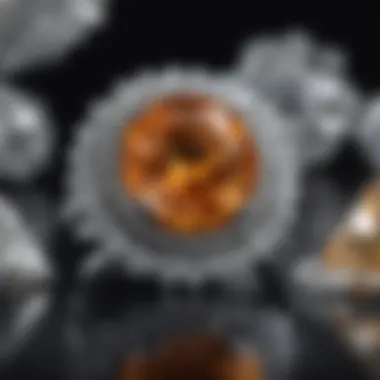 Jewelry Adorned with Laboratory-Grown Diamonds An elegant display of various jewelry pieces featuring laboratory-grown diamonds