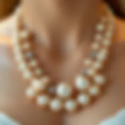 Elegant pearl necklace showcasing the luster and beauty of June's birthstone