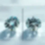 Comparative diagram illustrating moissanite and synthetic diamond