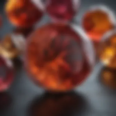 Natural Origins of January Birthstone A natural setting highlighting the origins of the January birthstone in its raw form.