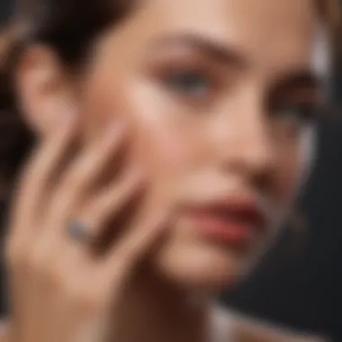 A thoughtful individual contemplating the sale of a ring