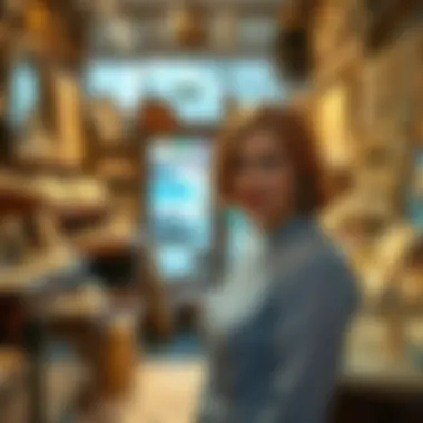 Charming Local Jewelry Shop A charming local jewelry shop filled with antique pieces and unique finds.