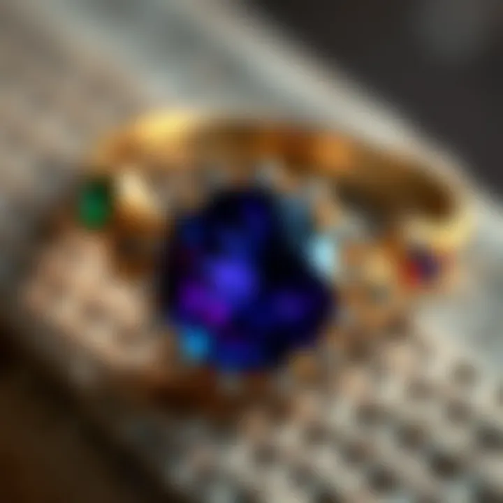 Historical artifacts featuring October birthstone in ancient jewelry