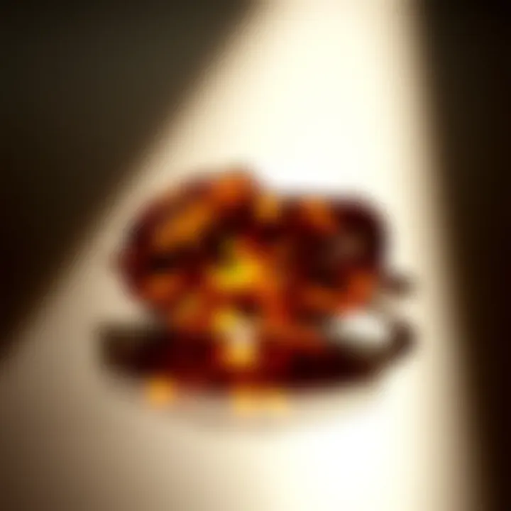 Artistic representation of the metaphysical properties associated with the gemstone