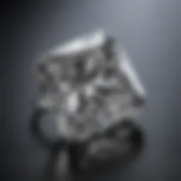 Princess cut diamond showcasing its brilliance and sharp lines