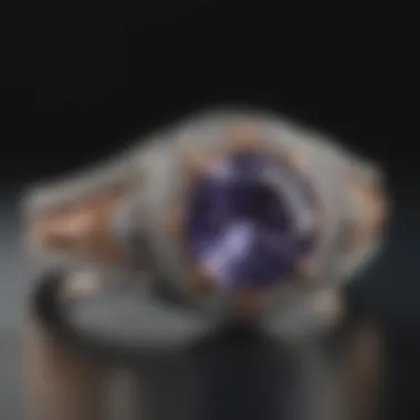 Art of Redesign: Intricate Craftsmanship in Engagement Rings A beautifully redesigned engagement ring showcasing intricate craftsmanship