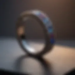 Close-up of a ring being resized with precision tools