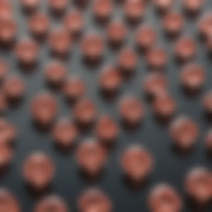 A comparison chart illustrating the grading scale of rosé diamonds and their distinct attributes
