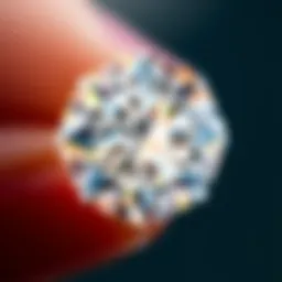 Close-up view of the Royalcrest Diamond showcasing its brilliance