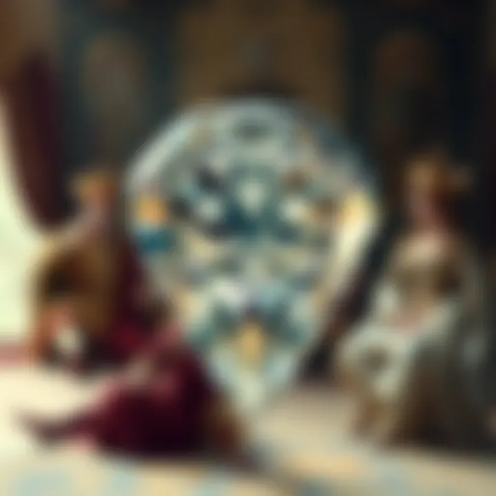 The Royalcrest Diamond Through History Historical depiction of the Royalcrest Diamond in royal settings