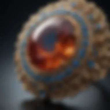 Intricate Craftsmanship in Serendibite Jewelry An artisan meticulously crafting Serendibite jewelry, highlighting the intricate details.