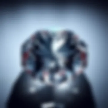 Synthetic Diamond Light Reflection Detailed image of synthetic diamond under light reflection