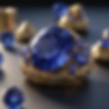 A visual representation of market trends for tanzanite gemstones