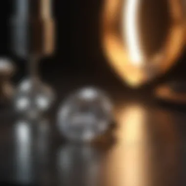 Essential Tools for Diamond Testing Tools for testing diamond authenticity on a table