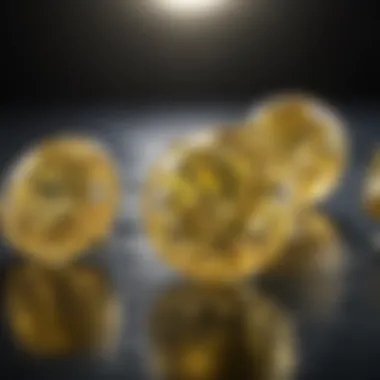 Metaphysical Dimensions of Lemon Diamonds Display of lemon diamonds highlighting their metaphysical properties and care guidelines.