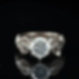 Elegant Antwerp diamond ring with intricate design