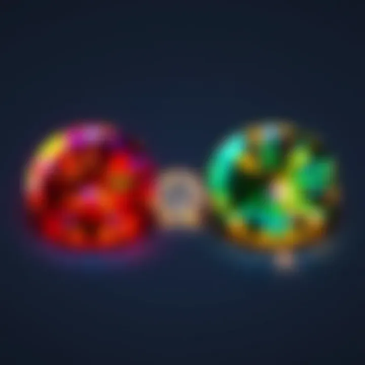 Comparative Fluorescence in Diamonds Comparison of diamonds with varying fluorescence effects