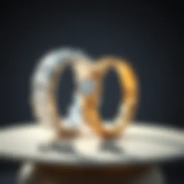 Achieving the Perfect Fit: Before and After Visual representation of a perfectly resized wedding band next to an original