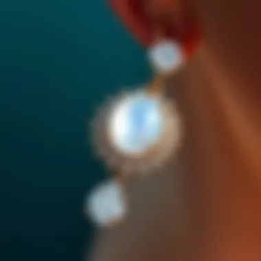 Moonstone Elegance in Jewelry A stunning piece of jewelry featuring moonstone set in an elegant design.