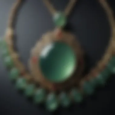 Distinguishing Authentic Jade Close-up of genuine jade contrasting with imitation stones