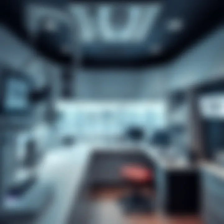 A modern gemological lab equipped with advanced grading technology.