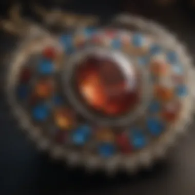 Artistry in Jewelry: The Role of Precious Stones An elegant piece of jewelry adorned with precious stones, highlighting contemporary design.