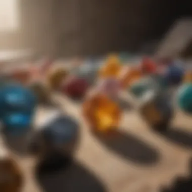 Different types of rock tumblers lined up, illustrating the variety of equipment used in the tumbling process.